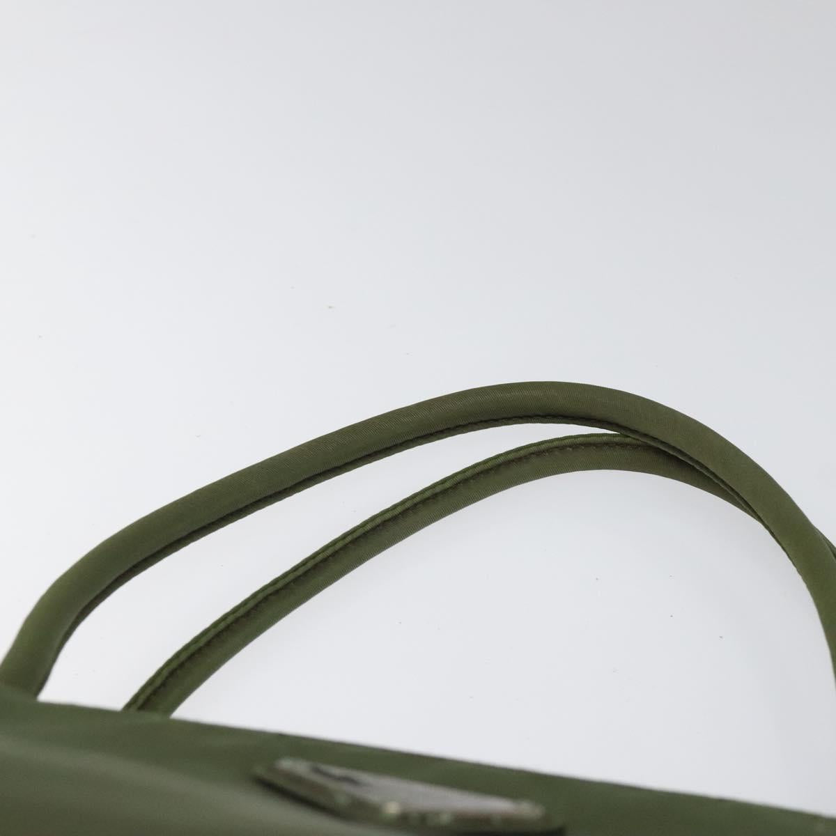 Prada Khaki Synthetic Tote Bag (Pre-Owned)