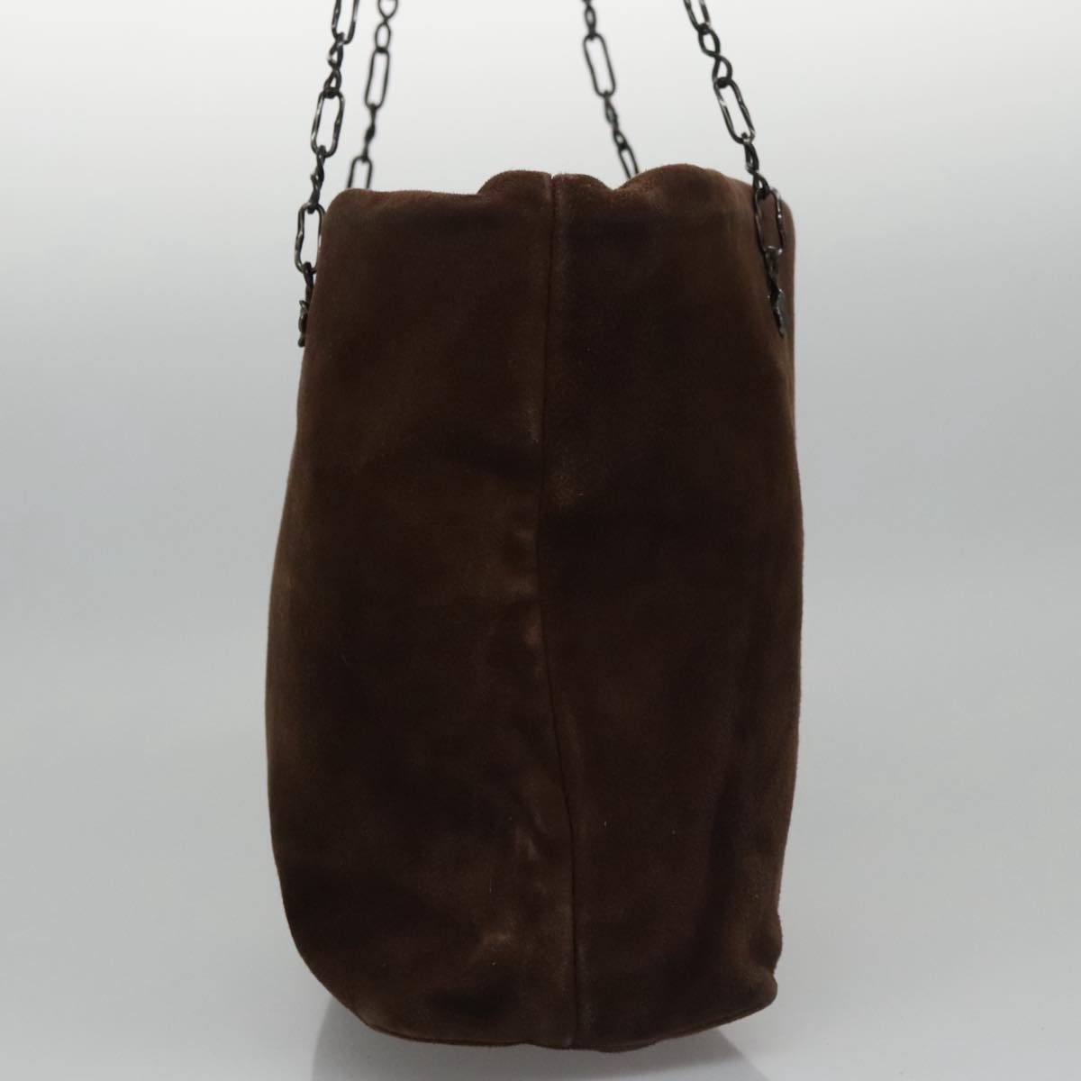Prada Brown Suede Shoulder Bag (Pre-Owned)