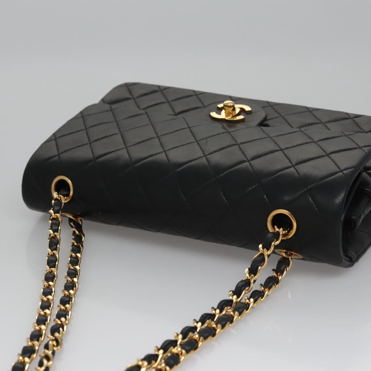 Chanel Timeless Black Leather Shoulder Bag (Pre-Owned)
