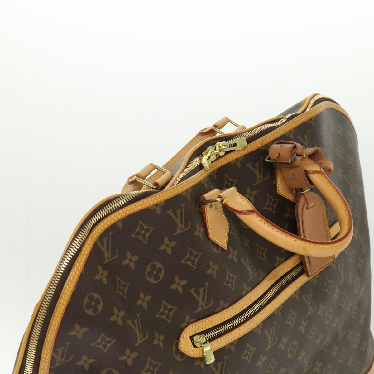 Louis Vuitton Alma Brown Canvas Travel Bag (Pre-Owned)