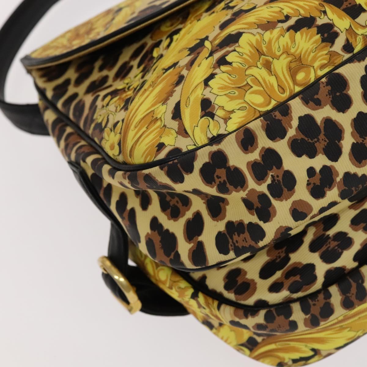 Versace - Yellow Canvas Shoulder Bag (Pre-Owned)