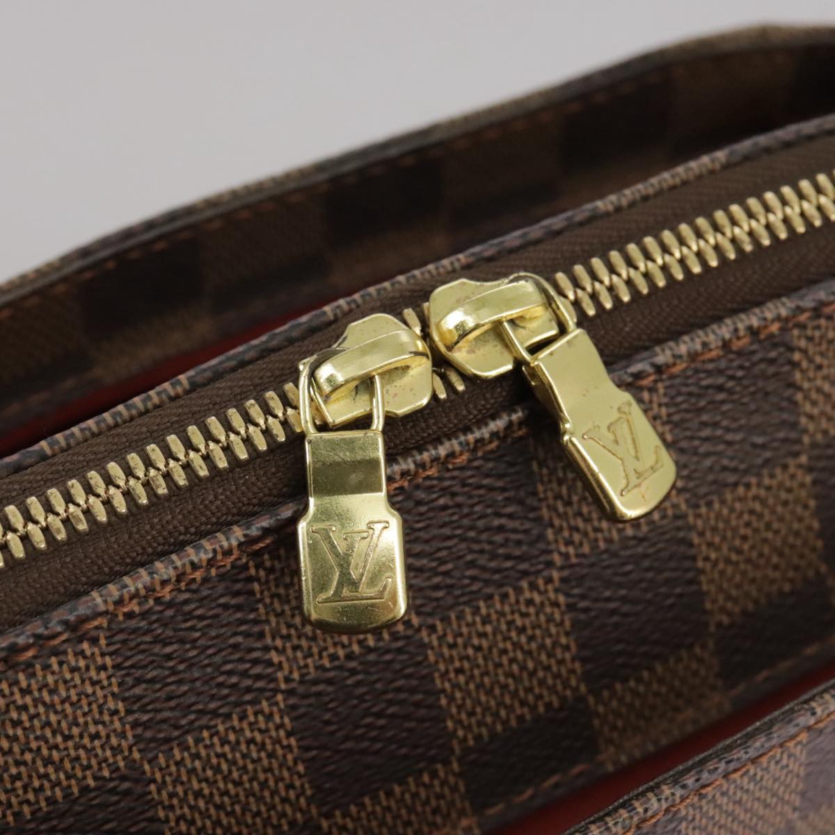 Louis Vuitton Belem Pm Brown Canvas Handbag (Pre-Owned)