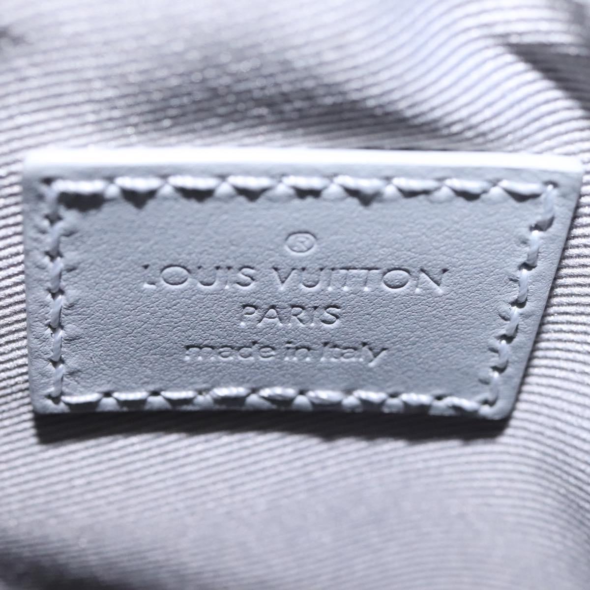 Louis Vuitton Chalk Nano Grey Canvas Shoulder Bag (Pre-Owned)