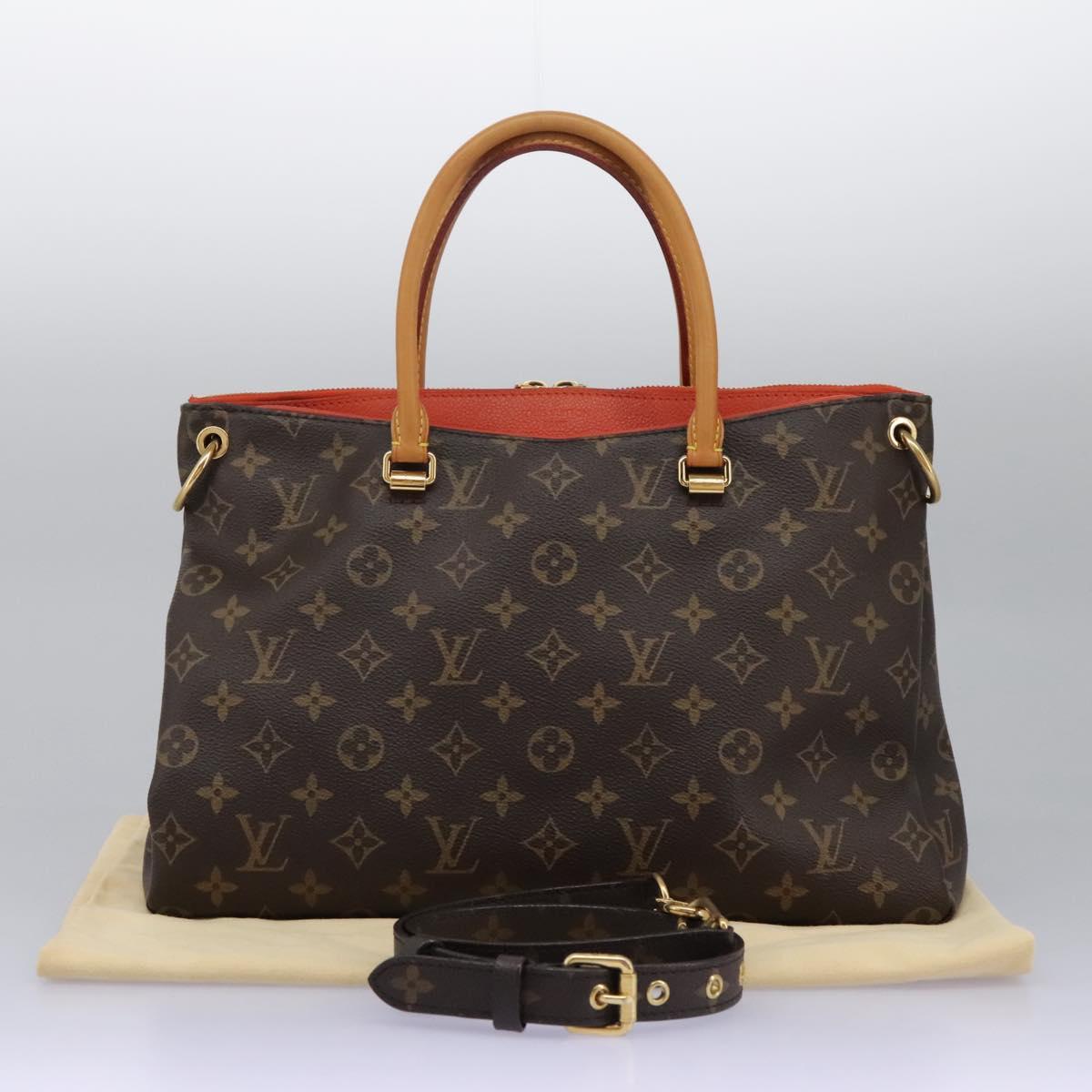 Louis Vuitton Pallas Brown Canvas Tote Bag (Pre-Owned)