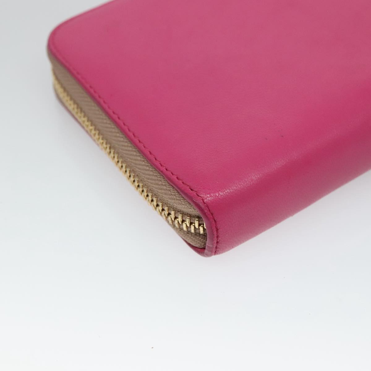 Loewe Anagram Pink Leather Wallet (Pre-Owned)