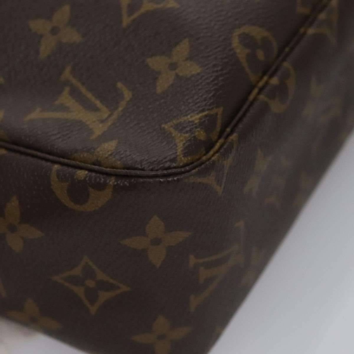 Louis Vuitton Trousse Toilette 28 Brown Canvas Clutch Bag (Pre-Owned)