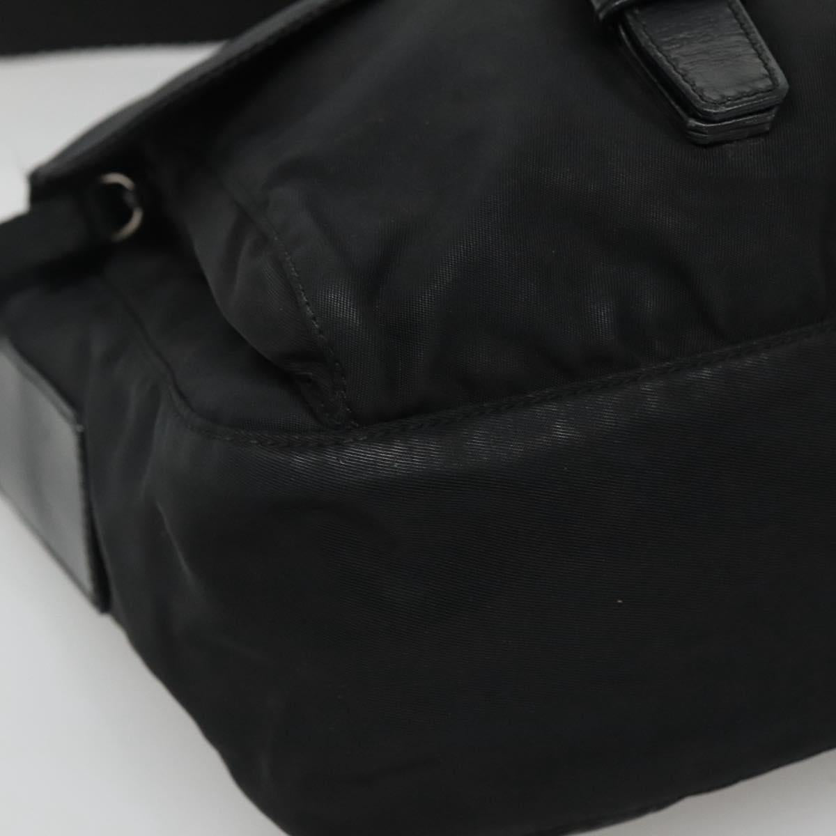 Prada Re-Nylon Black Synthetic Shoulder Bag (Pre-Owned)