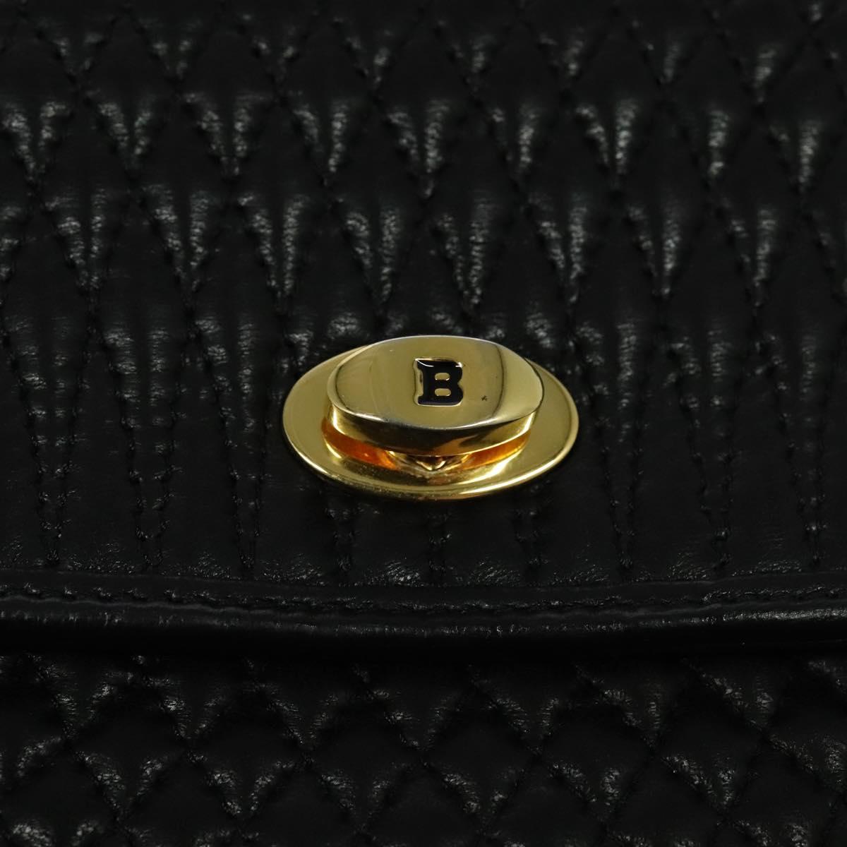 Bally Black Leather Handbag (Pre-Owned)