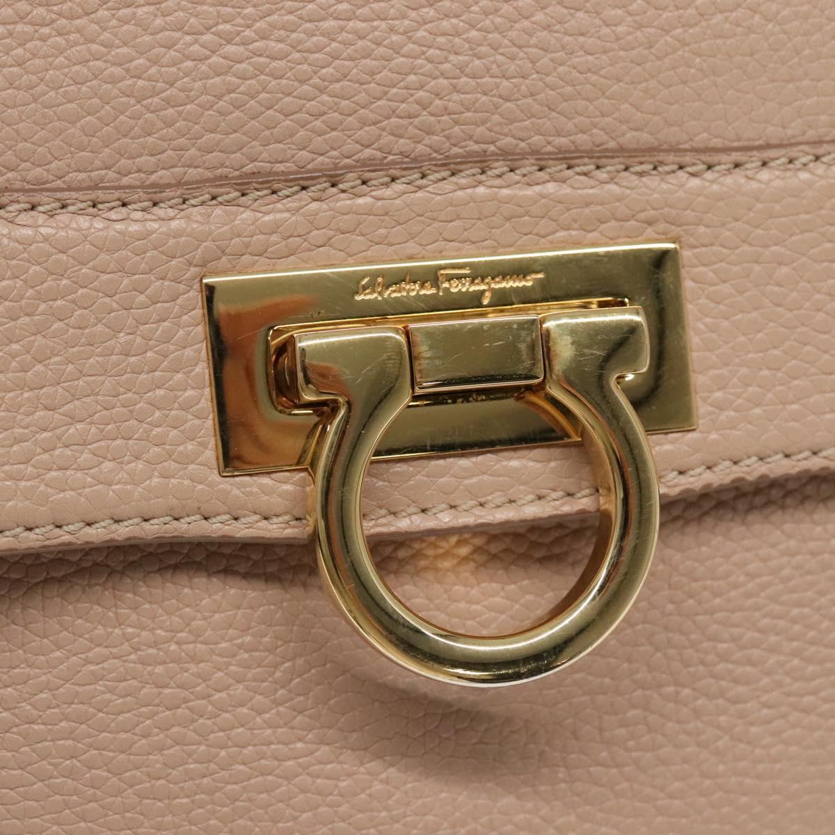Salvatore Ferragamo Sofia Pink Leather Handbag (Pre-Owned)