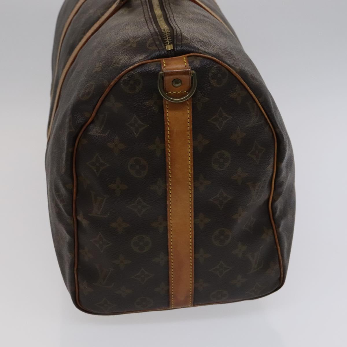 Louis Vuitton Keepall 50 Brown Canvas Travel Bag (Pre-Owned)