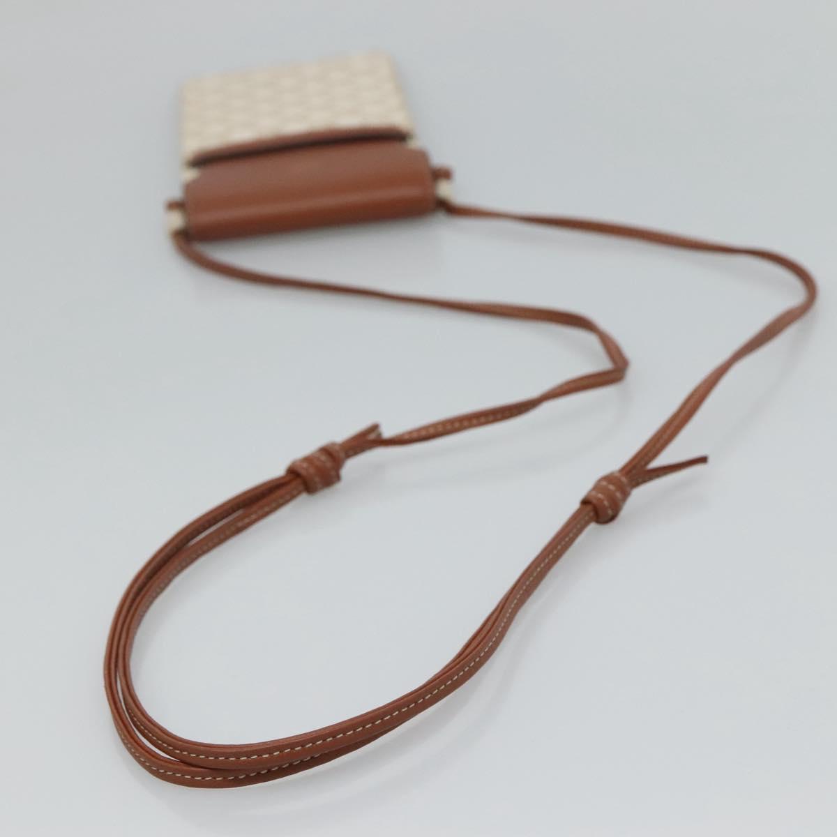 Céline Triomphe Beige Canvas Shoulder Bag (Pre-Owned)