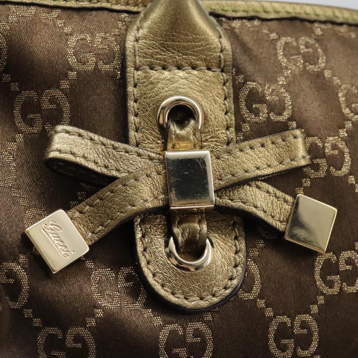 Gucci Princy Brown Canvas Tote Bag (Pre-Owned)