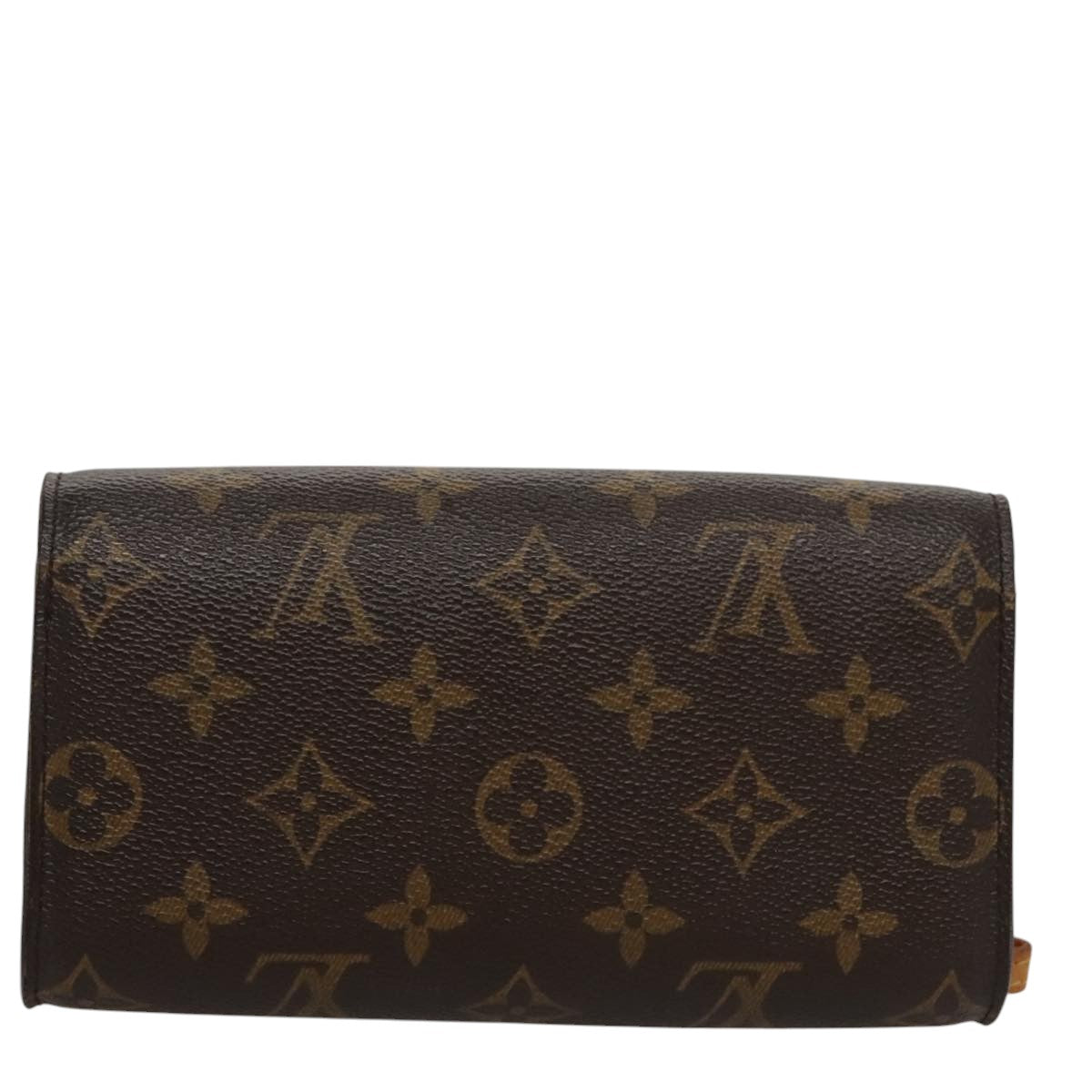 Louis Vuitton Brown Canvas Clutch Bag (Pre-Owned)