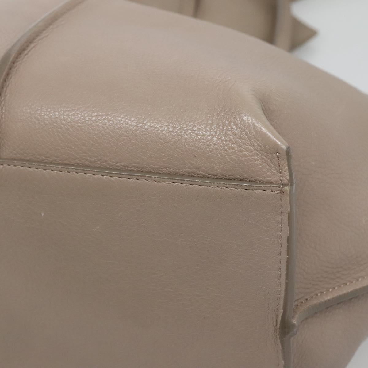 Chloé Vick Beige Leather Tote Bag (Pre-Owned)
