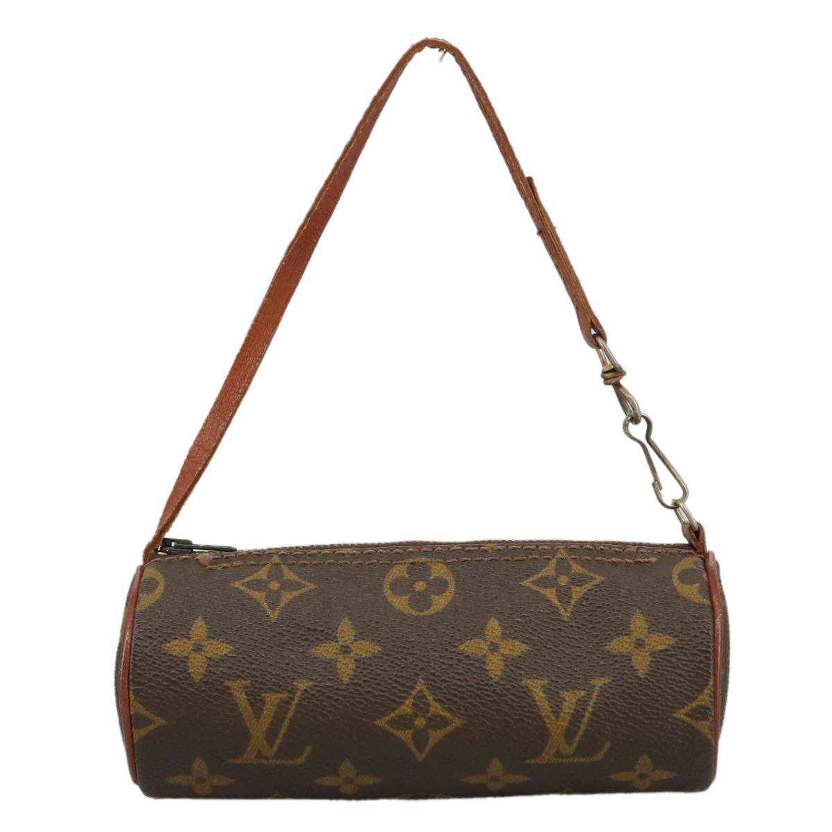 Louis Vuitton Papillon Brown Canvas Clutch Bag (Pre-Owned)