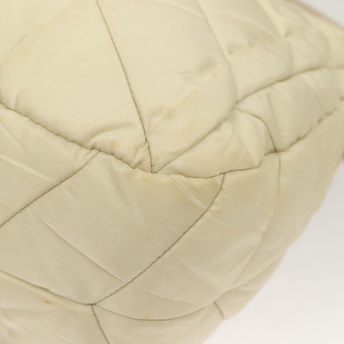 Prada Beige Nylon Shoulder Bag (Pre-Owned)