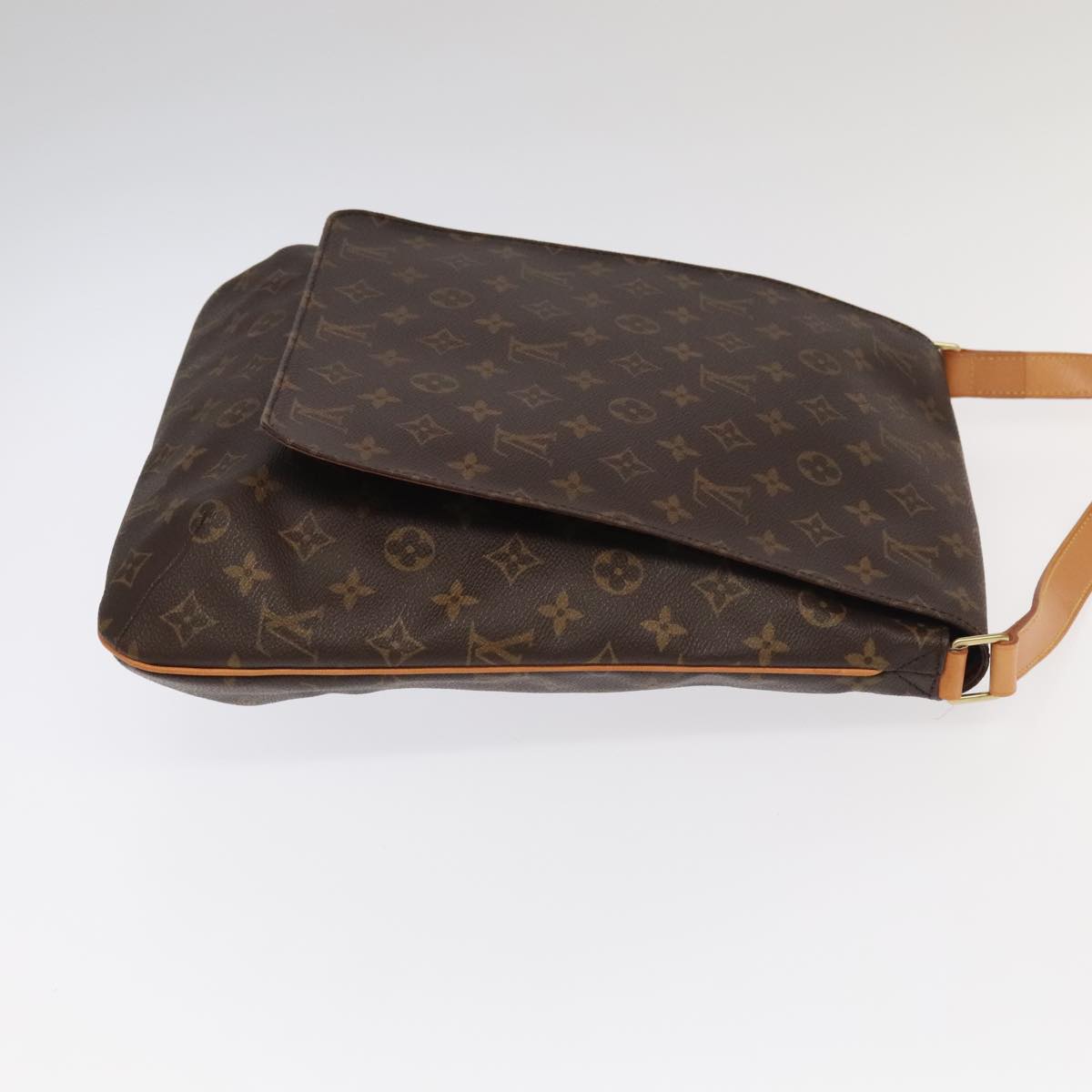 Louis Vuitton Musette Brown Canvas Shoulder Bag (Pre-Owned)