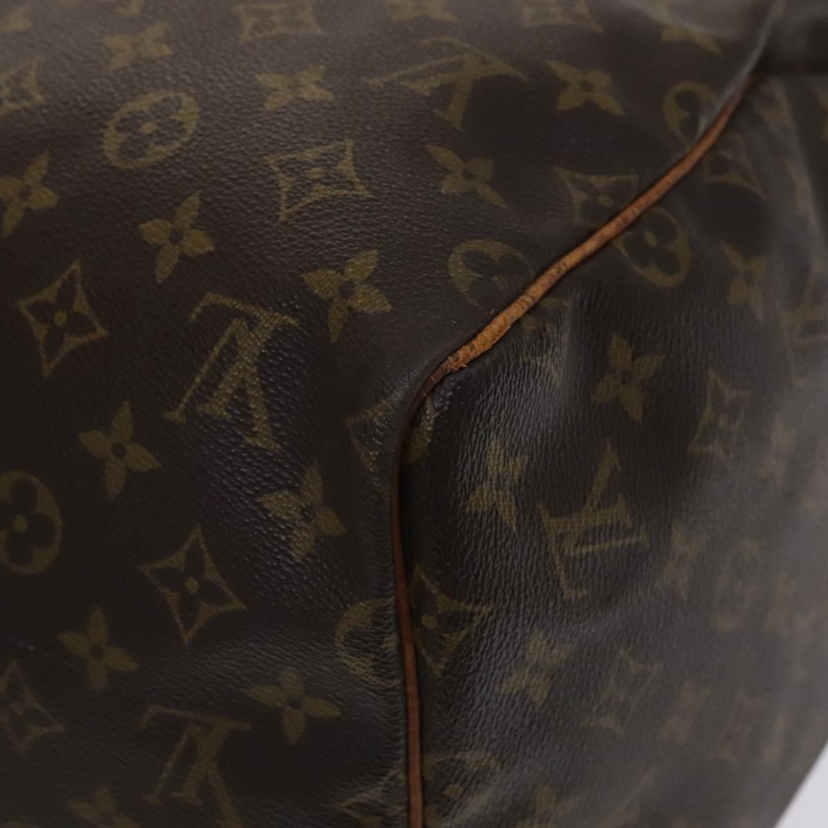 Louis Vuitton Keepall 55 Brown Canvas Travel Bag (Pre-Owned)