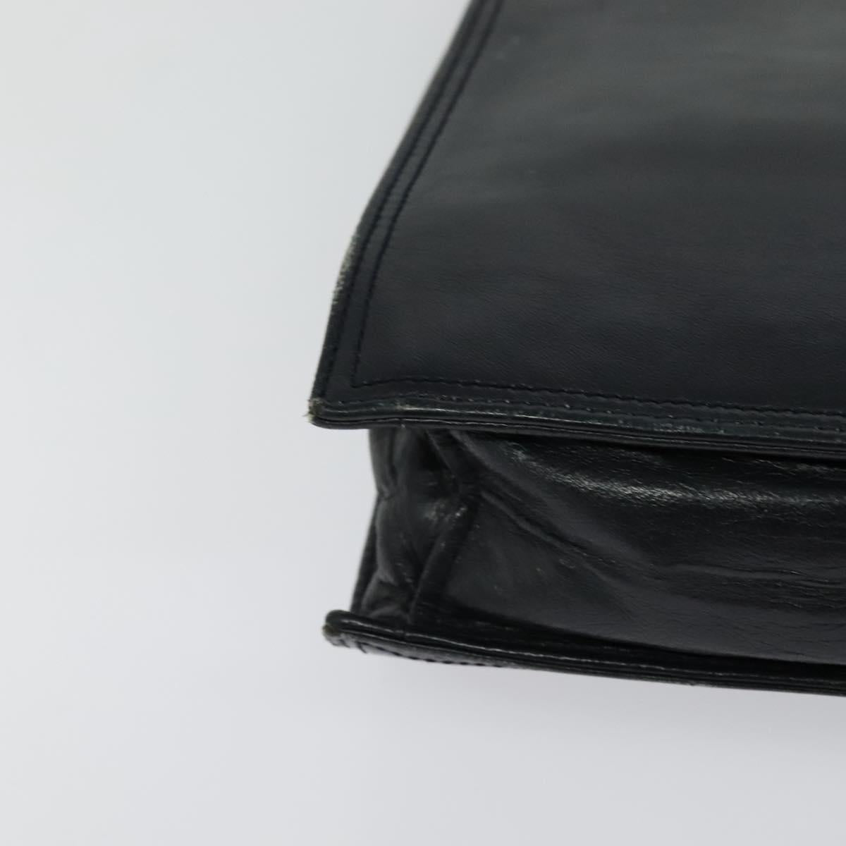 Yves Saint Laurent Black Leather Clutch Bag (Pre-Owned)