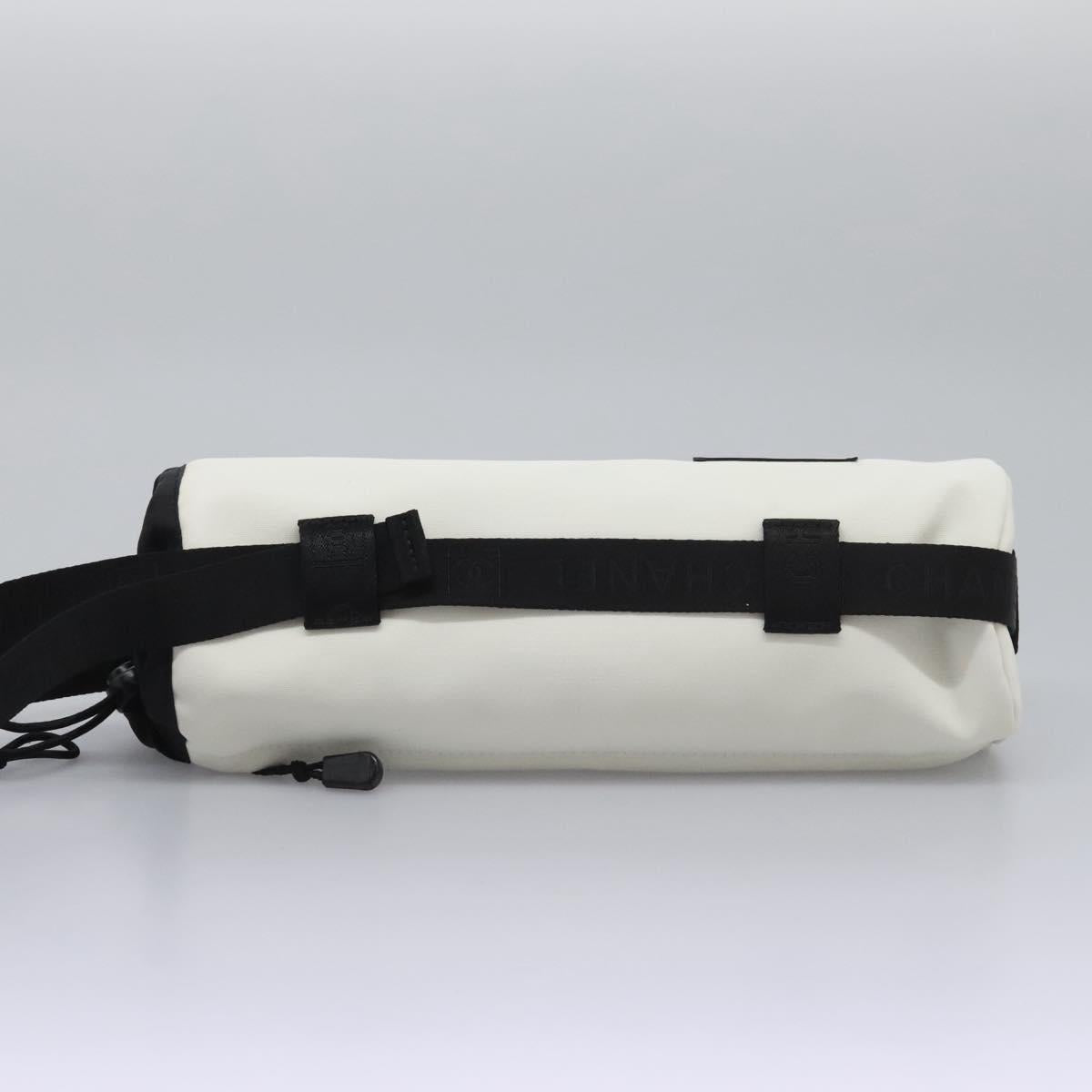 Chanel Sport Line White Synthetic Shoulder Bag (Pre-Owned)