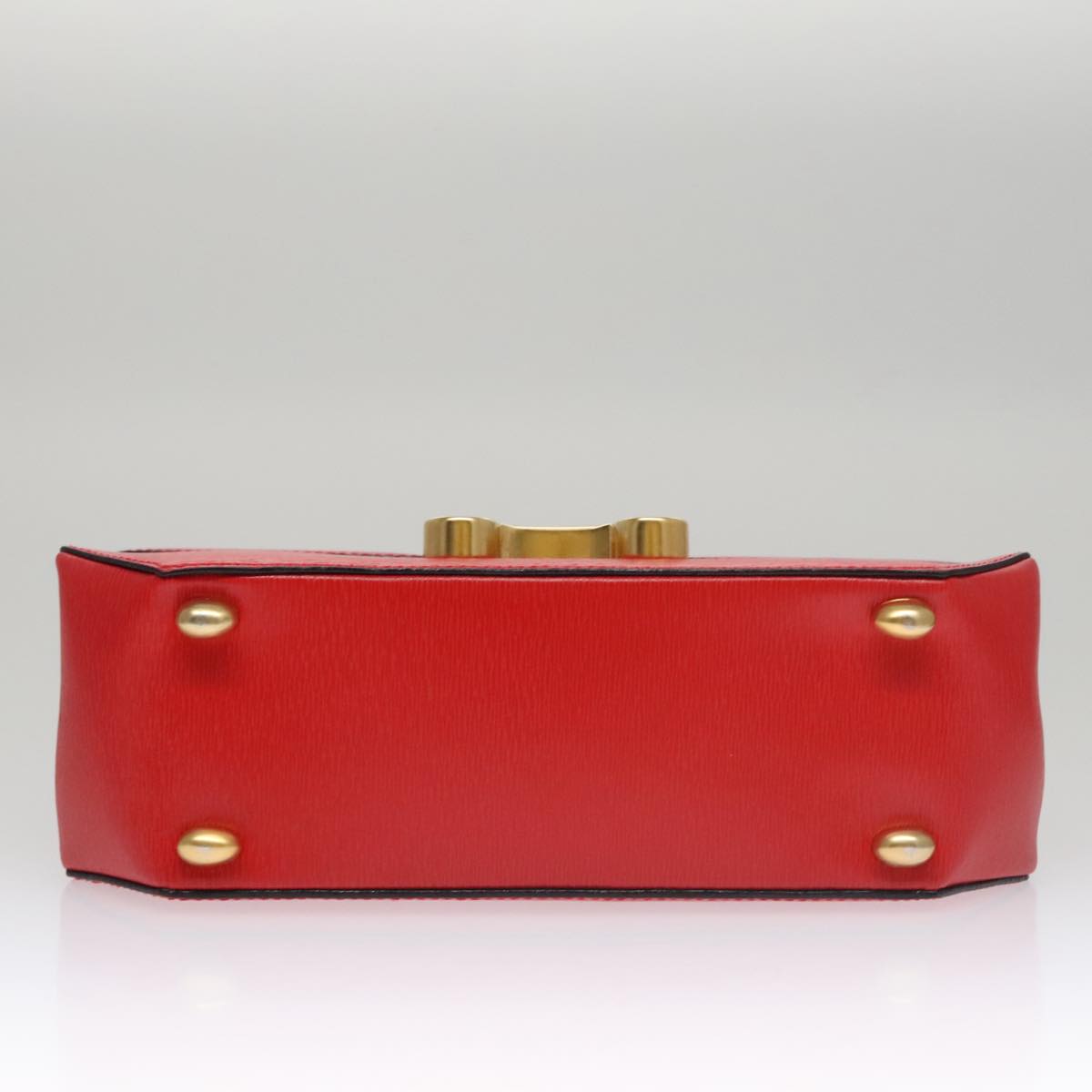 Céline Triomphe Red Leather Handbag (Pre-Owned)