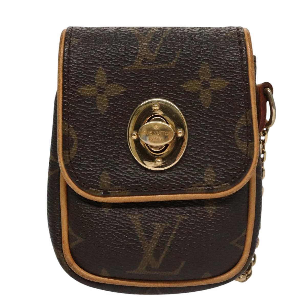 Louis Vuitton Tulum Brown Canvas Clutch Bag (Pre-Owned)