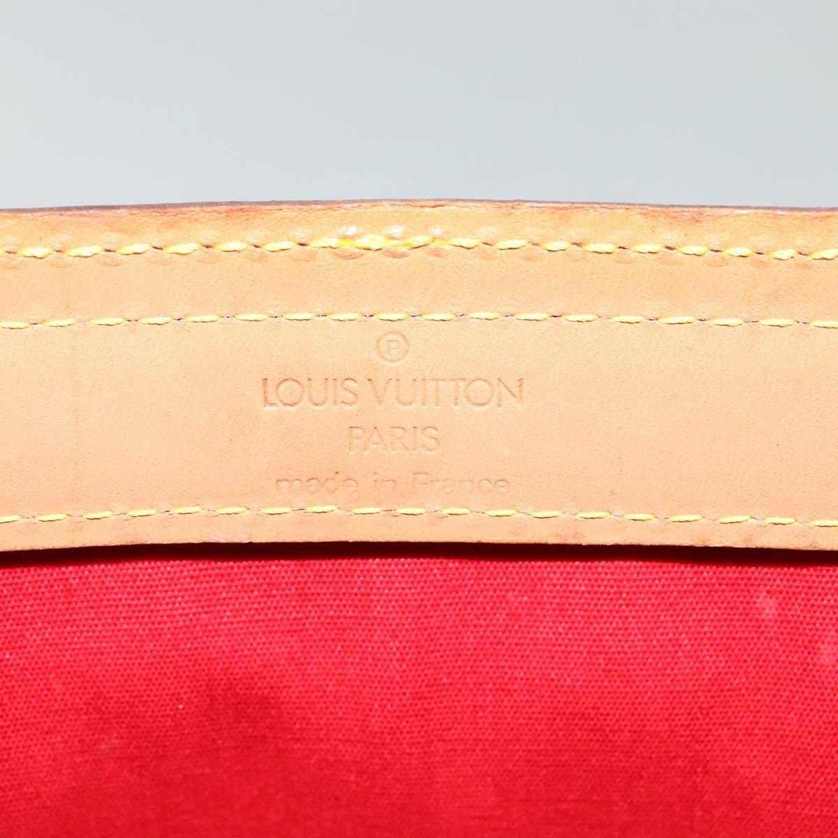 Louis Vuitton Stanton Red Patent Leather Tote Bag (Pre-Owned)