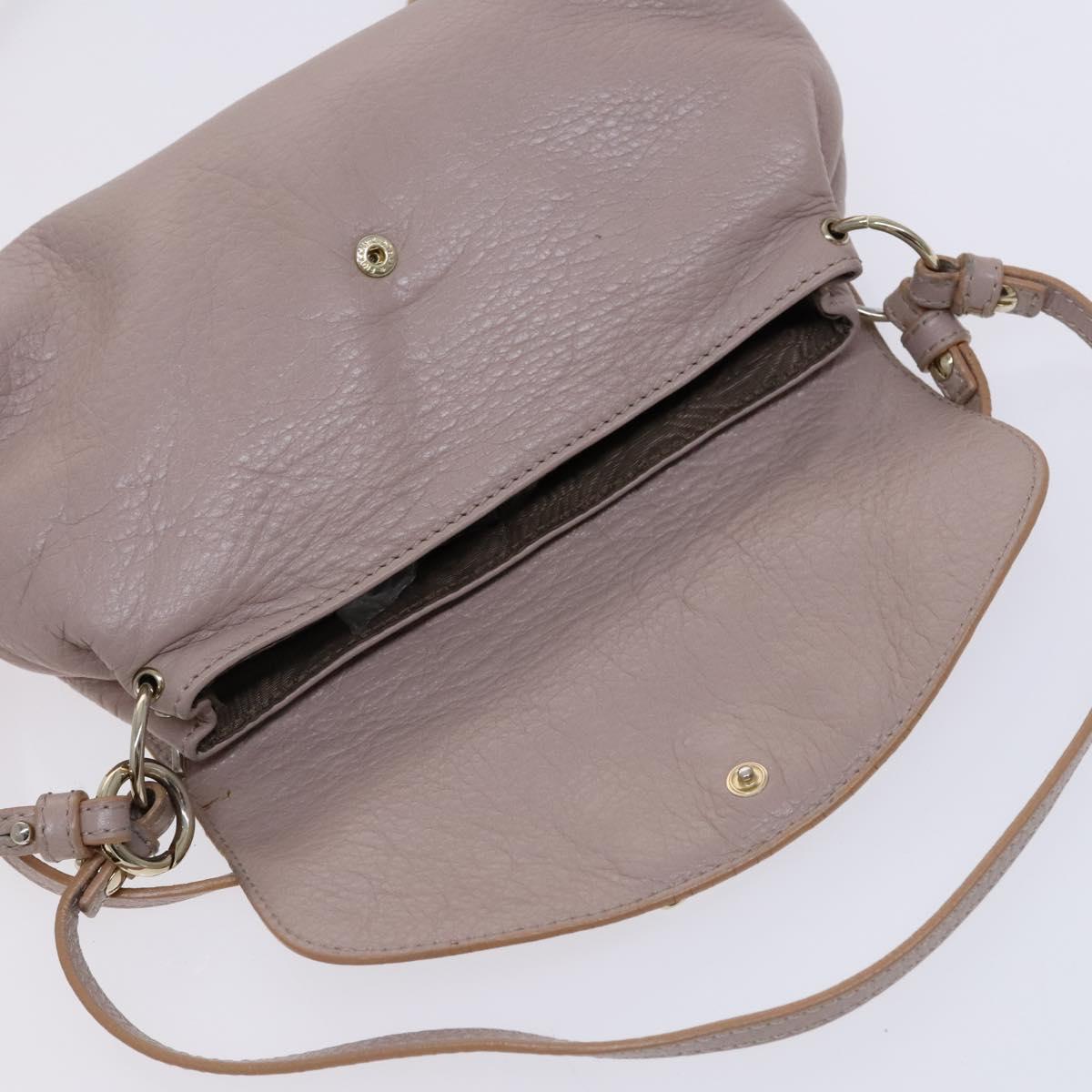 Chloé Lily Beige Leather Shoulder Bag (Pre-Owned)