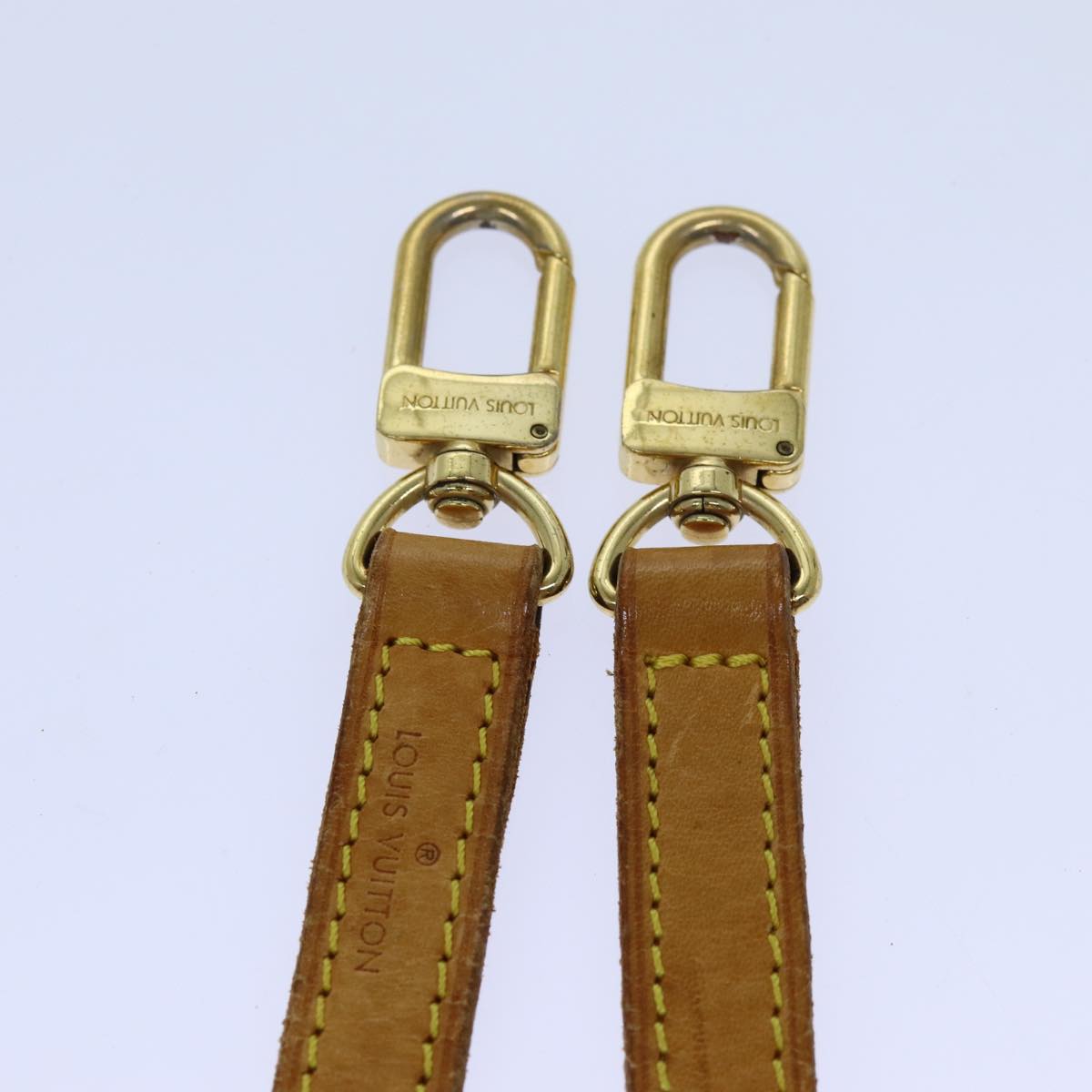 Louis Vuitton Bandoulière De Sac Beige Leather Bag Jewelry (Pre-Owned)
