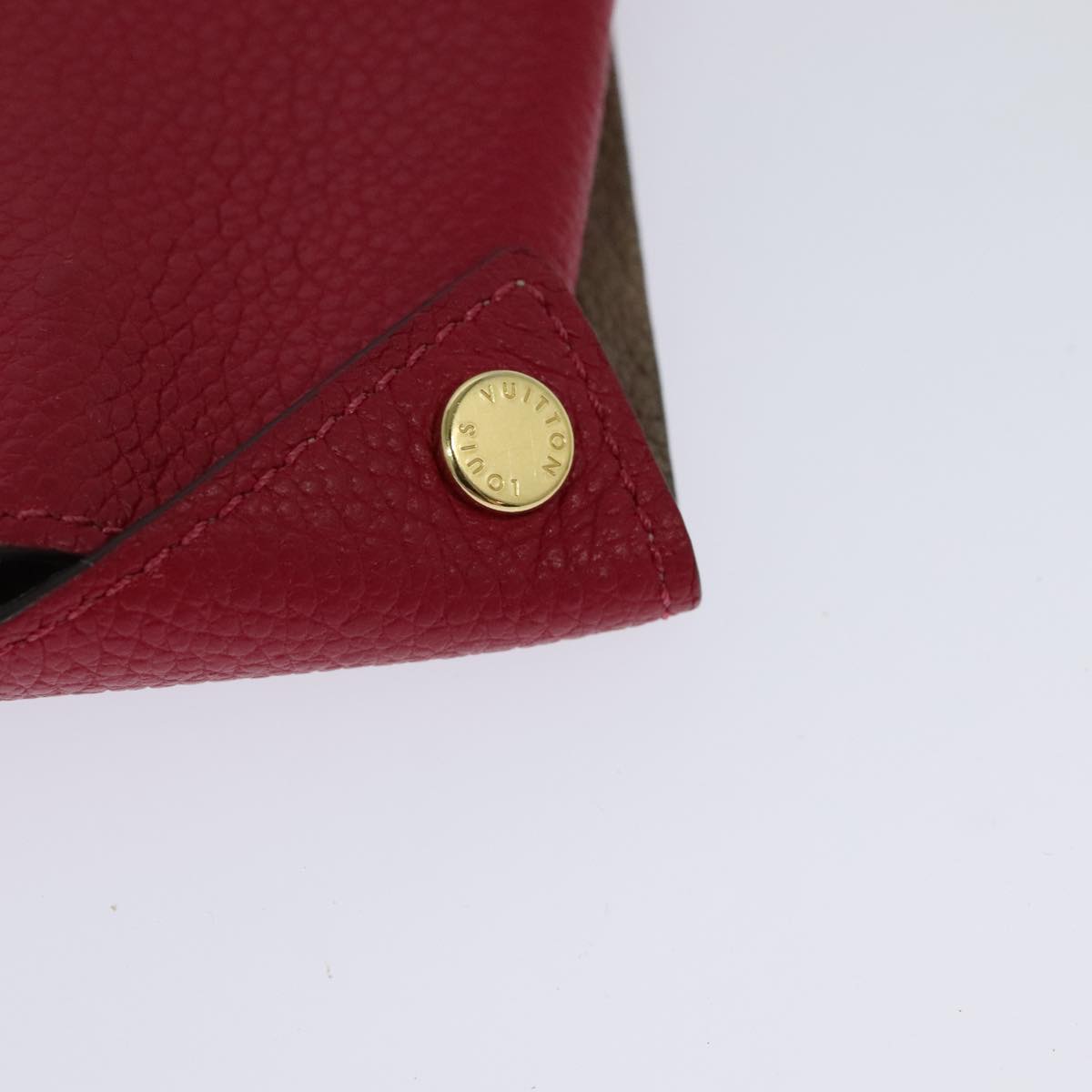 Louis Vuitton Berlingo Red Leather Wallet (Pre-Owned)