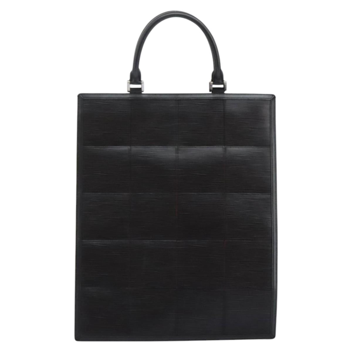 Louis Vuitton Stretch Fizz Black Leather Tote Bag (Pre-Owned)