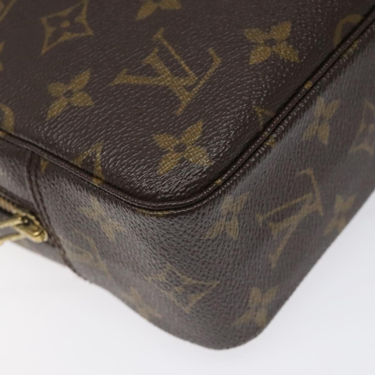 Louis Vuitton Trousse De Toilette Brown Canvas Clutch Bag (Pre-Owned)