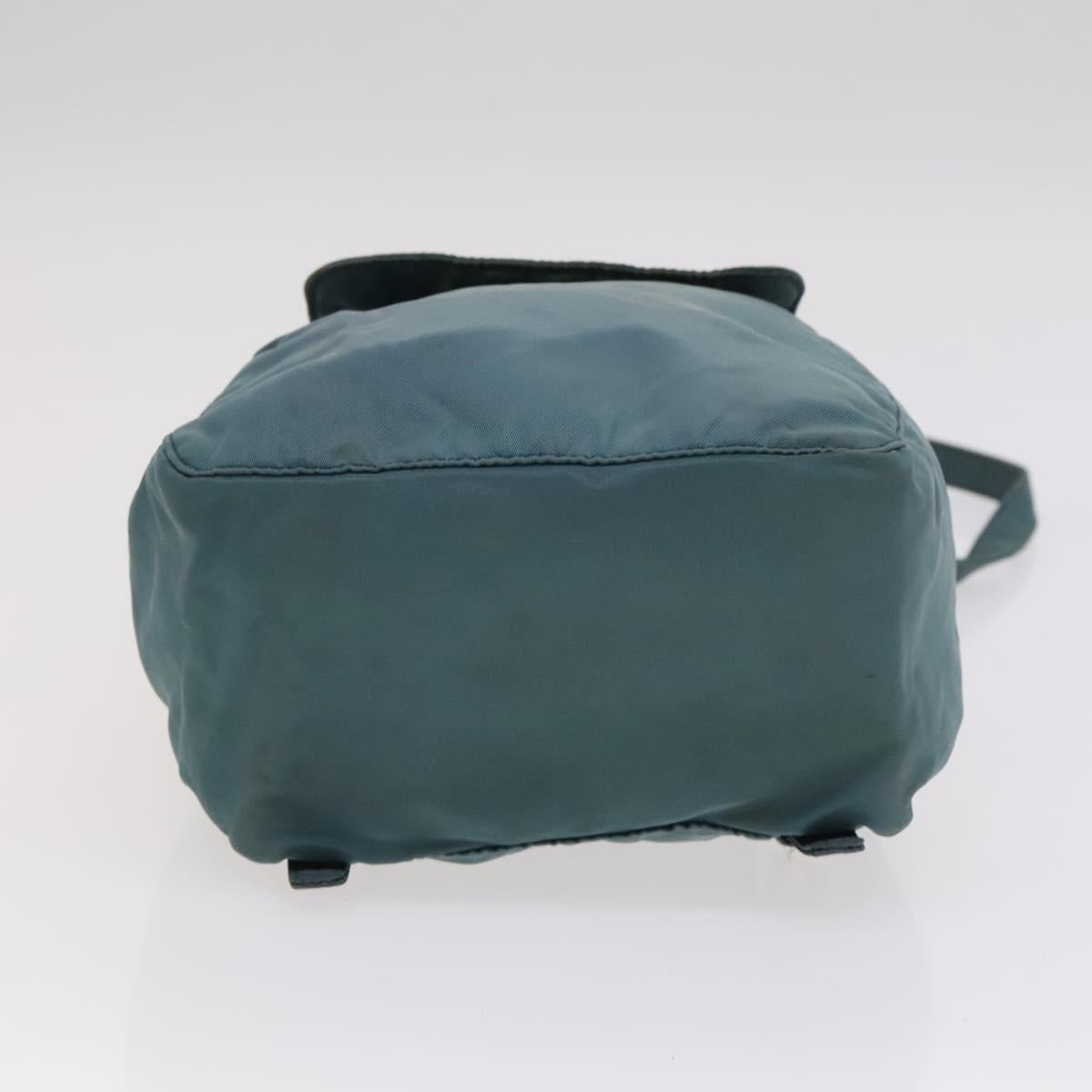 Prada Re-Nylon Blue Synthetic Backpack Bag (Pre-Owned)