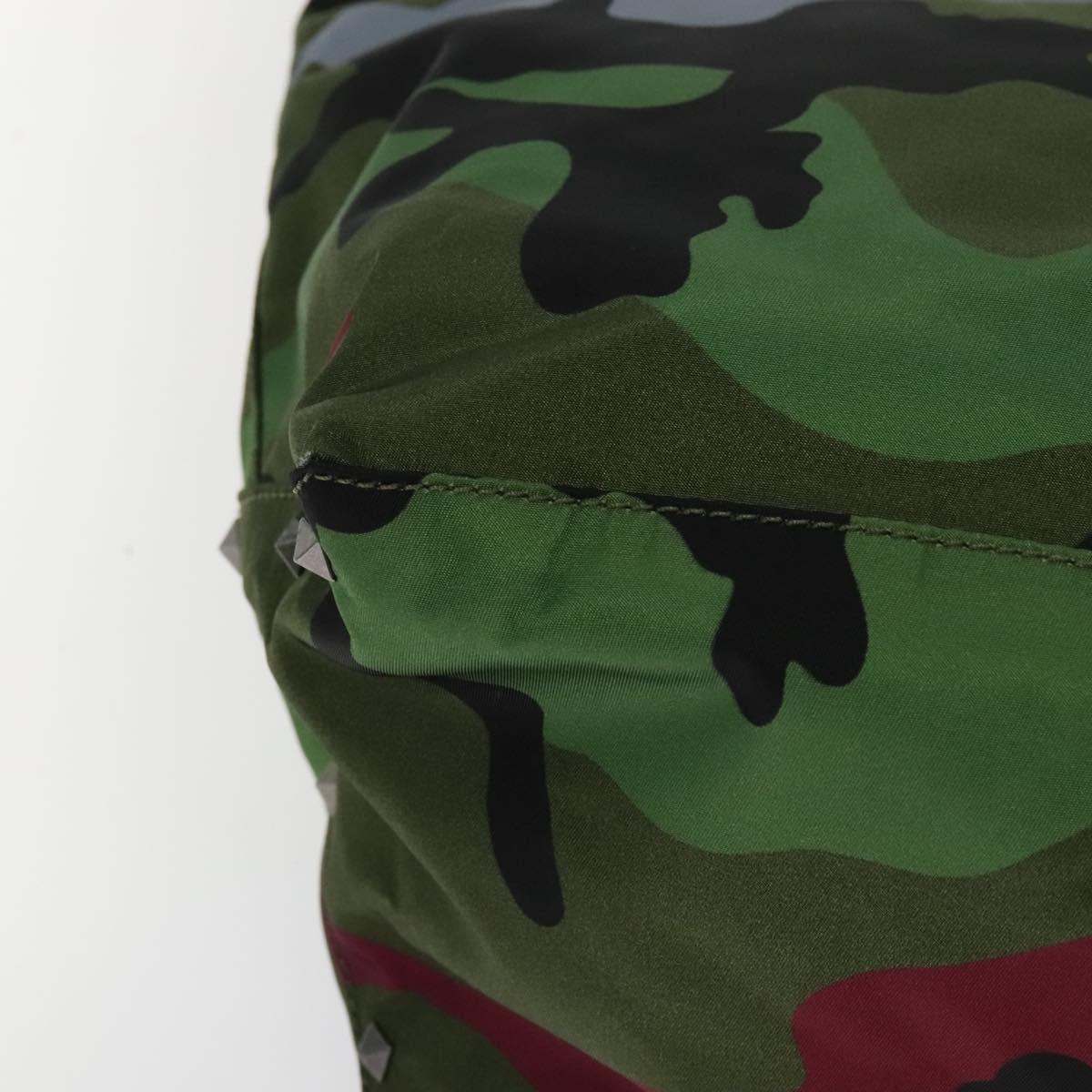 Valentino Garavani Green Nylon Tote Bag (Pre-Owned)