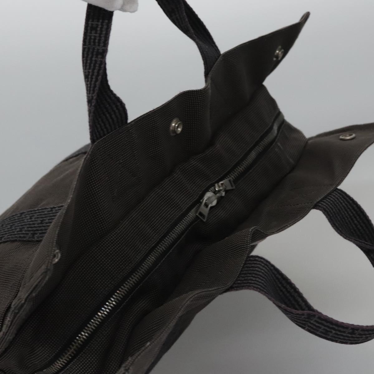 Hermès Herline Grey Canvas Tote Bag (Pre-Owned)