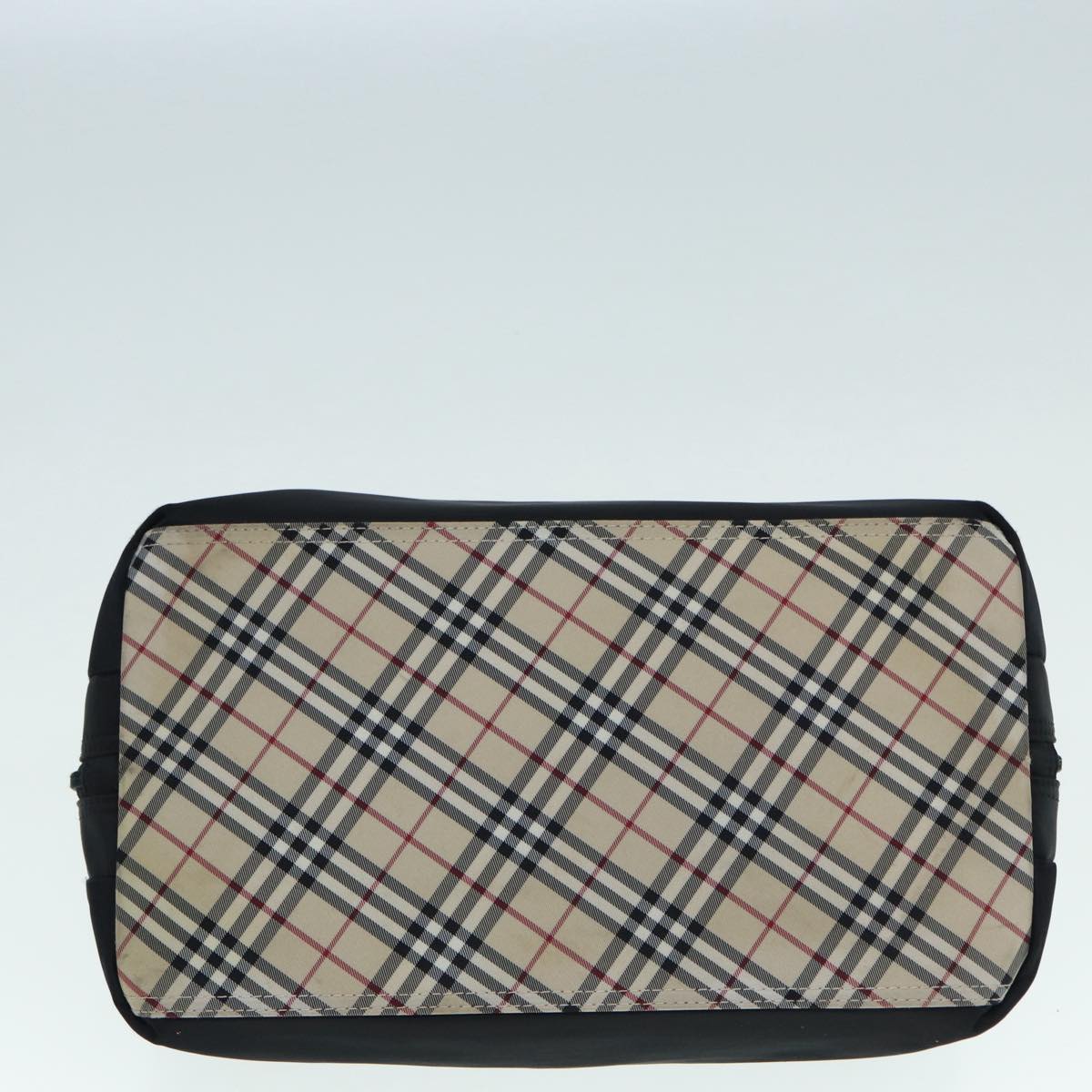 Burberry Nova Check Black Synthetic Tote Bag (Pre-Owned)