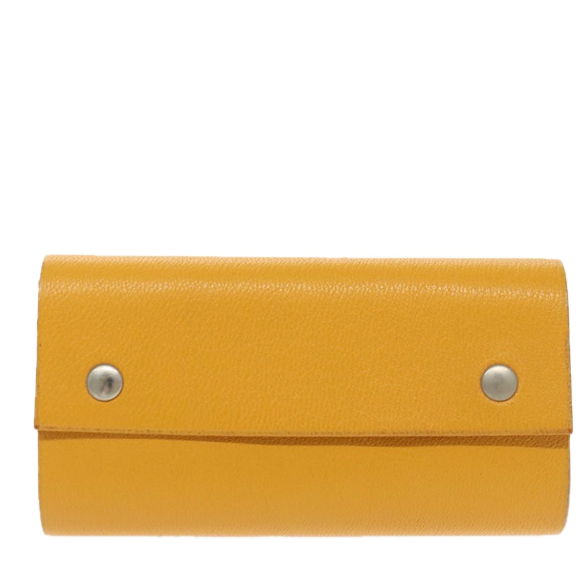 Hermès Yellow Leather Wallet (Pre-Owned)