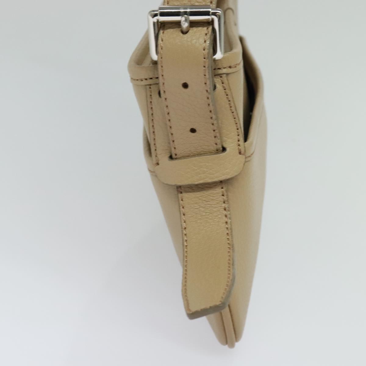 Burberry - Beige Leather Shoulder Bag (Pre-Owned)