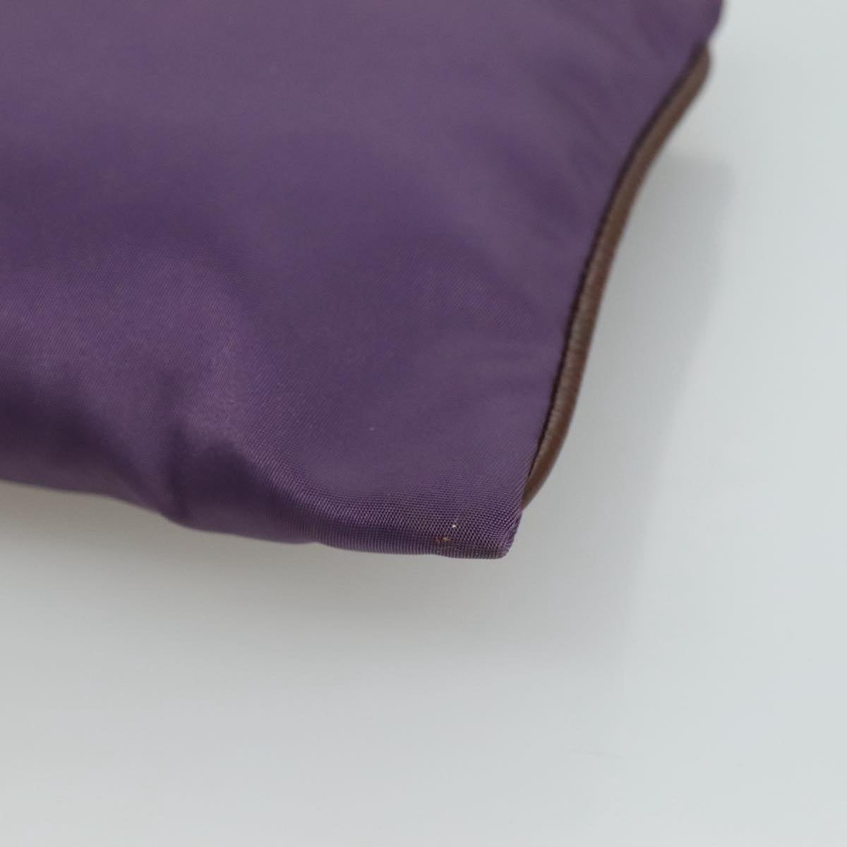 Prada Purple Synthetic Clutch Bag (Pre-Owned)