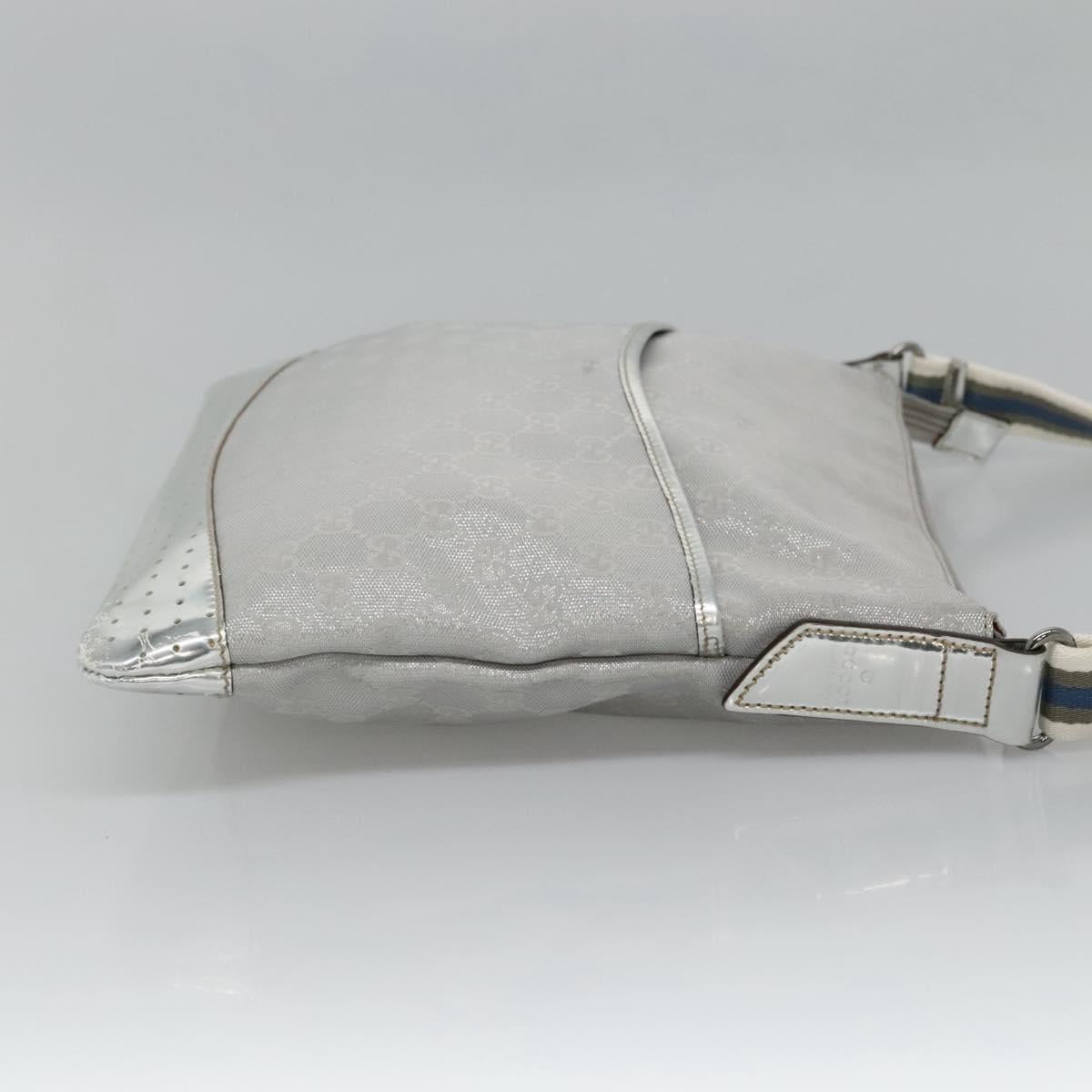 Gucci Gg Canvas Grey Canvas Shoulder Bag (Pre-Owned)