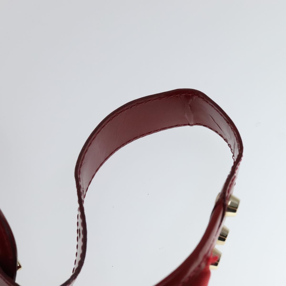 Burberry Shoulder Bag Red Synthetic Shoulder Bag (Pre-Owned)