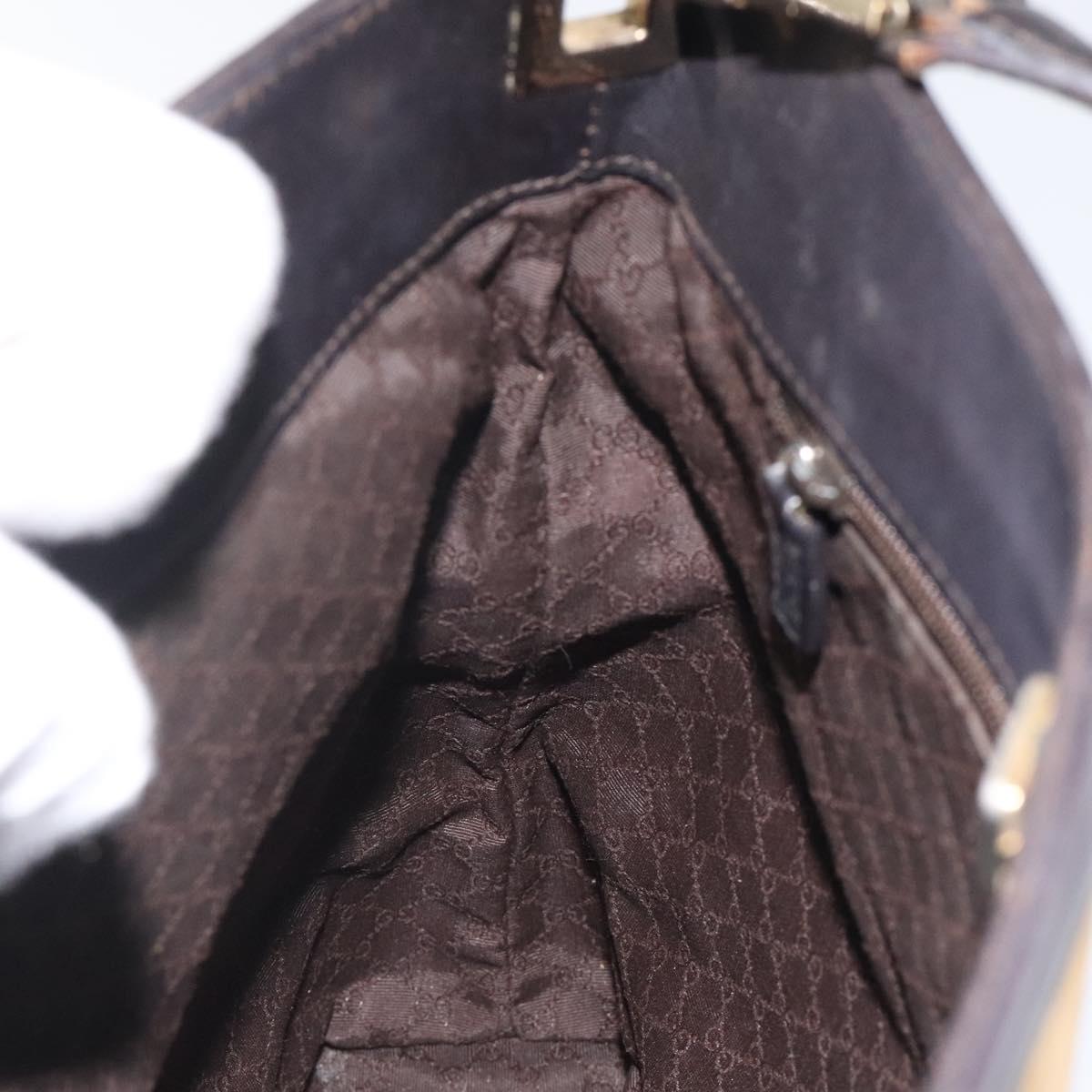 Gucci Sherry Beige Canvas Shoulder Bag (Pre-Owned)