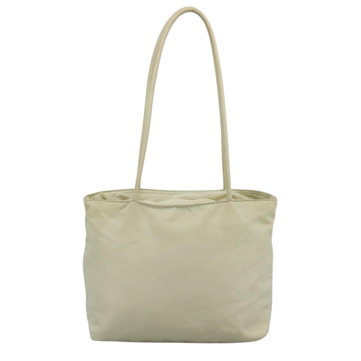 Prada Re-Nylon Beige Synthetic Tote Bag (Pre-Owned)