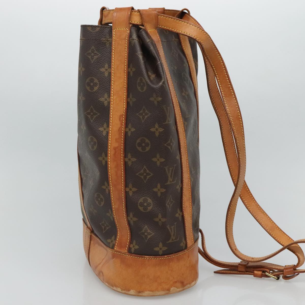 Louis Vuitton Randonnée Brown Canvas Shoulder Bag (Pre-Owned)
