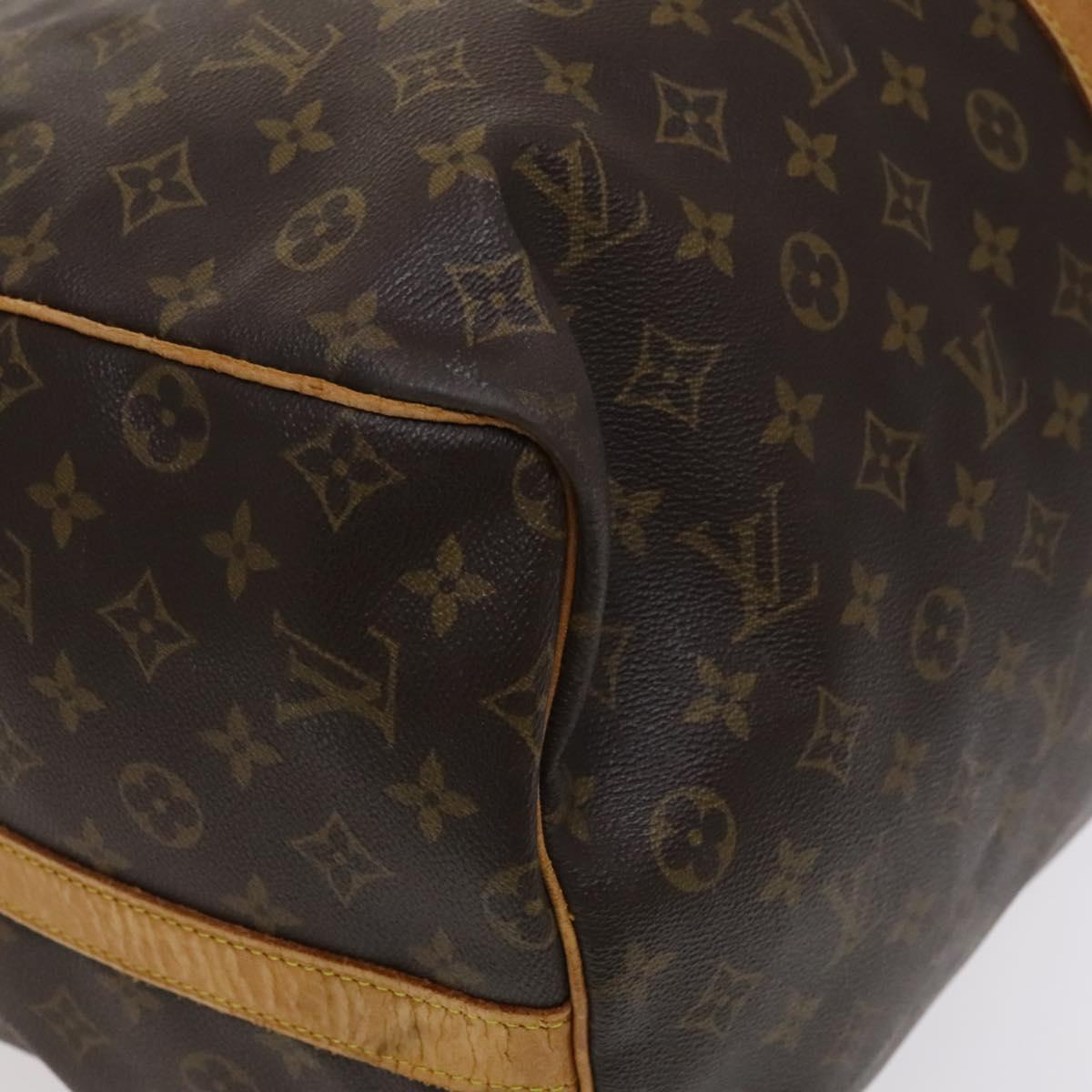 Louis Vuitton Keepall Bandoulière 60 Brown Canvas Travel Bag (Pre-Owned)
