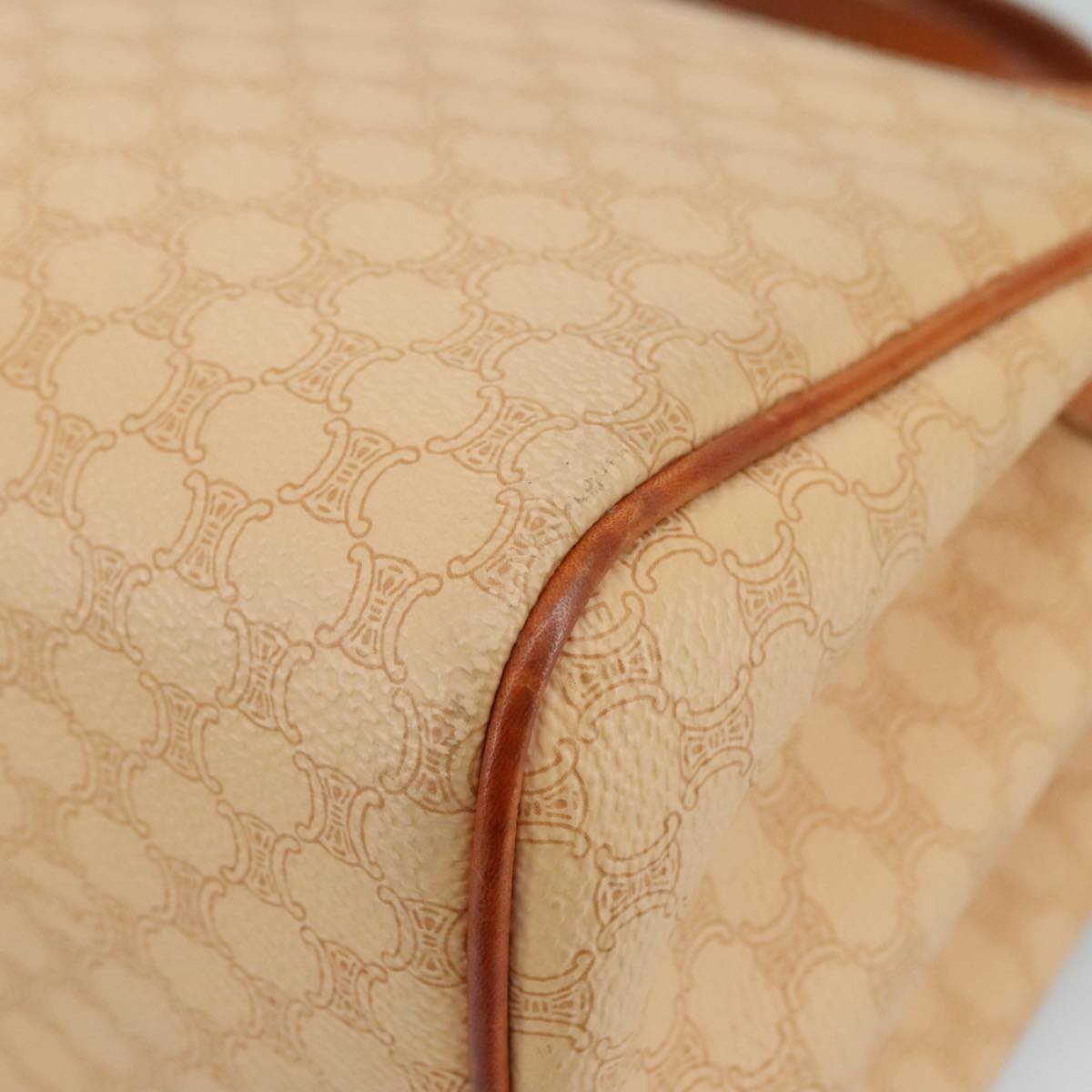Céline Macadam Beige Canvas Handbag (Pre-Owned)