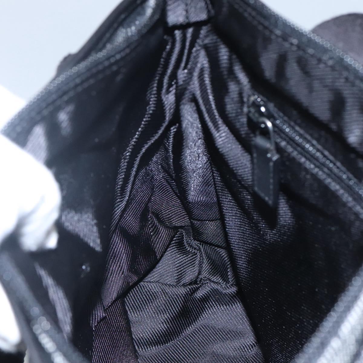 Gucci Gg Canvas Black Canvas Tote Bag (Pre-Owned)