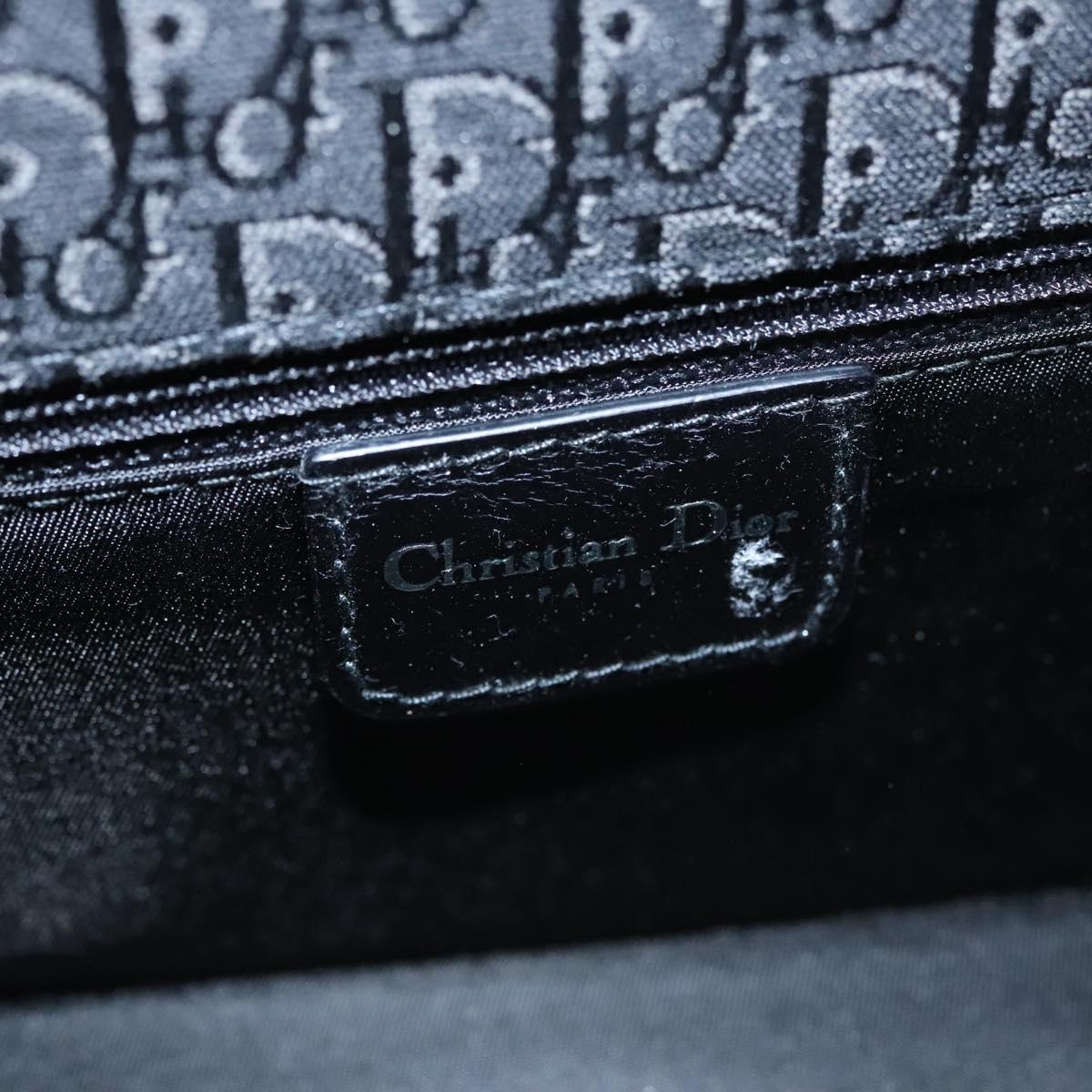 Dior Trotter Black Canvas Shoulder Bag (Pre-Owned)