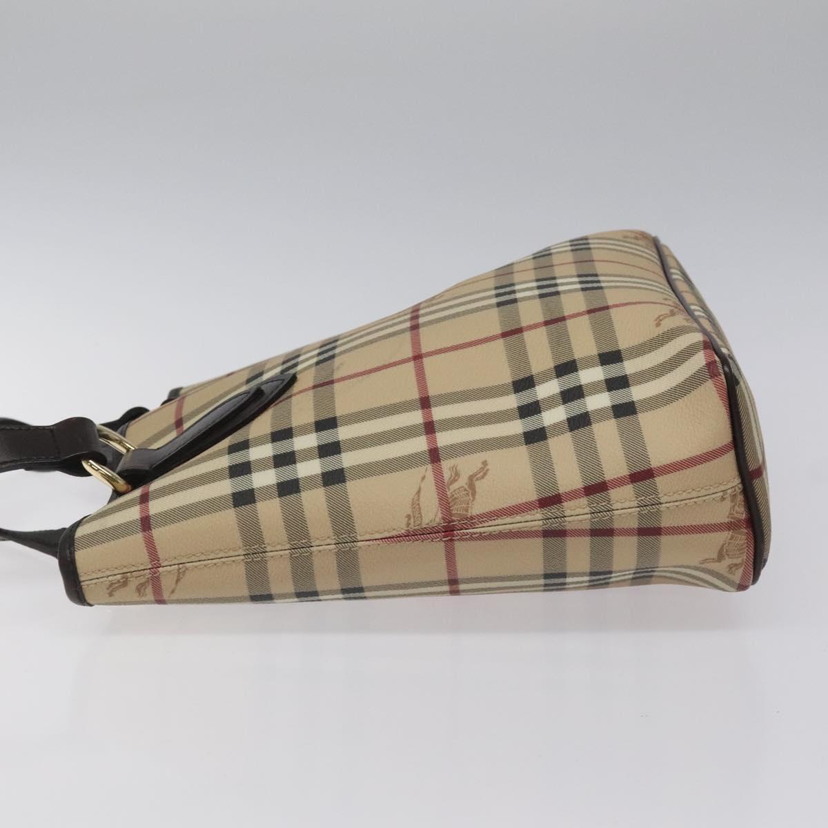 Burberry Nova Check Beige Canvas Tote Bag (Pre-Owned)
