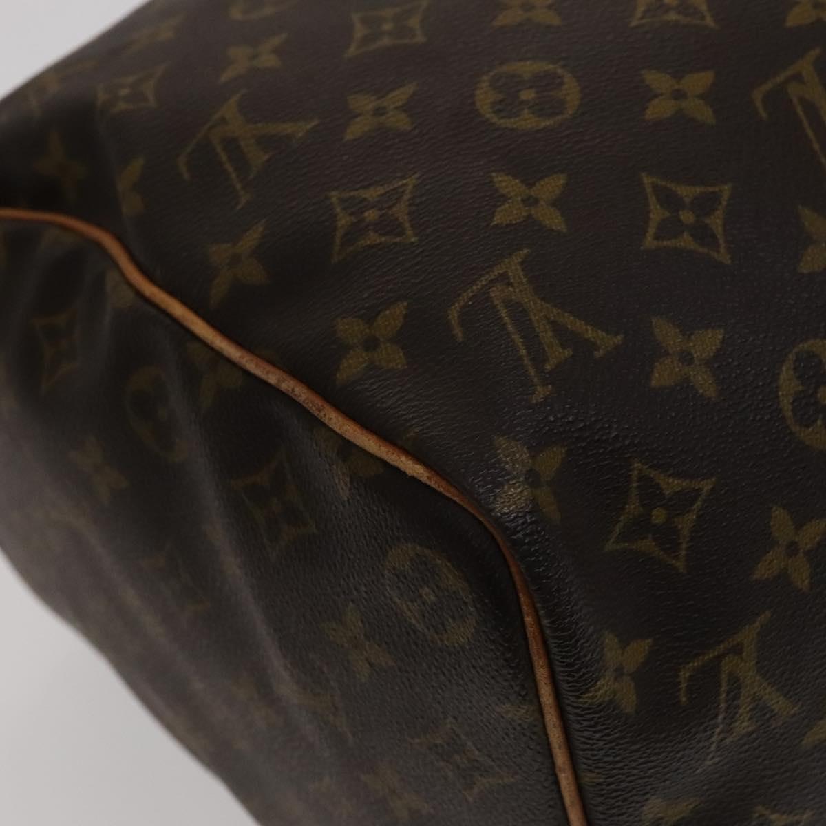 Louis Vuitton Keepall 45 Brown Canvas Travel Bag (Pre-Owned)